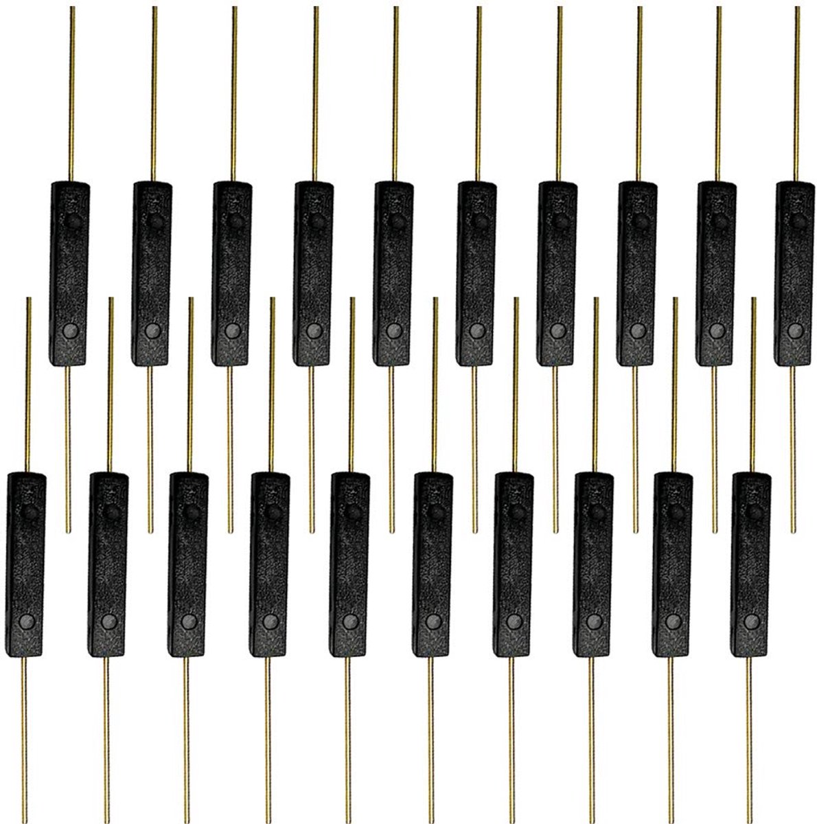 20Pcs Premium GPS-14A Plastic ReedSchakelaar, 2.5X14mm Contact Magnetische Inductie N/O Schakelaar