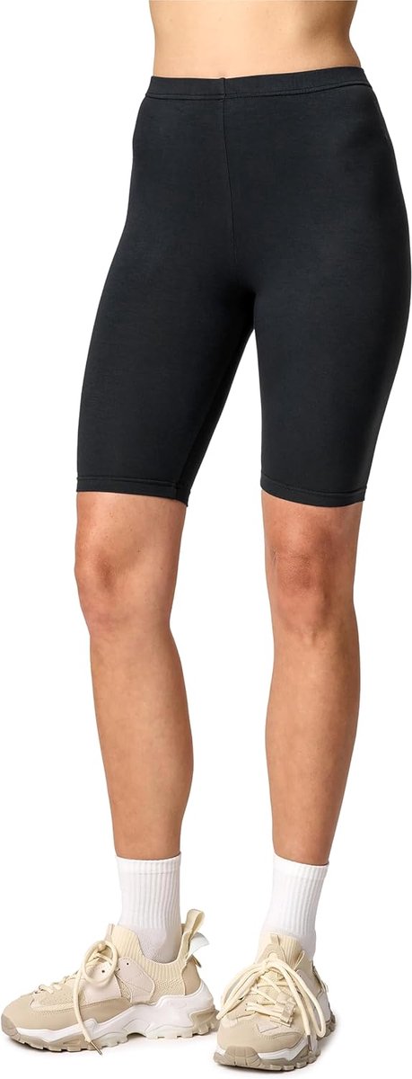 Style Korte Legging Dames – Comfortabele en luchtige viscose sportshorts voor dagelijks gebruik yoga fitness of als zomerse damesoutfit MS10-145