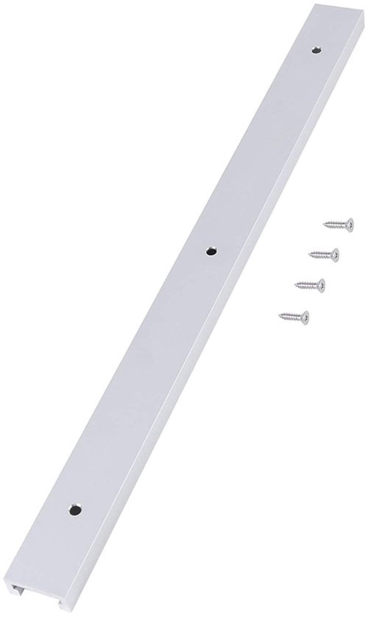 Dailygoods T-slot - van aluminiumlegering - 400mm - T-track - Zelftappende