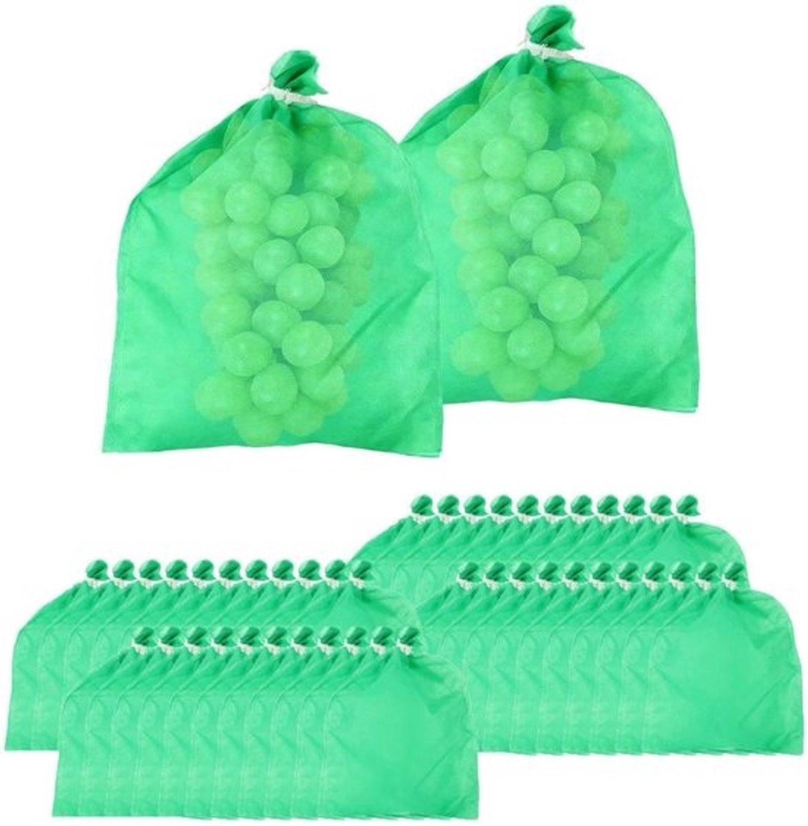 Solidchoice - Druivenbeschermzakken - 100 stuks - 25 x 32 cm - groen
