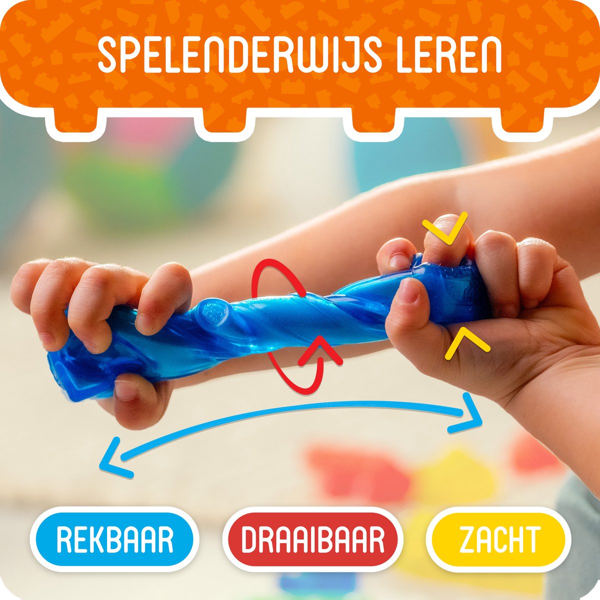 Goliath Jelly Blox Jelly Jungle Set - Constructiespeelgoed - Zachte Bouwblokken - Pijnvrij Spelen - Vanaf 2 jaar - BPA vrij — cadeau in Spellen & Speelgoed - foto 3