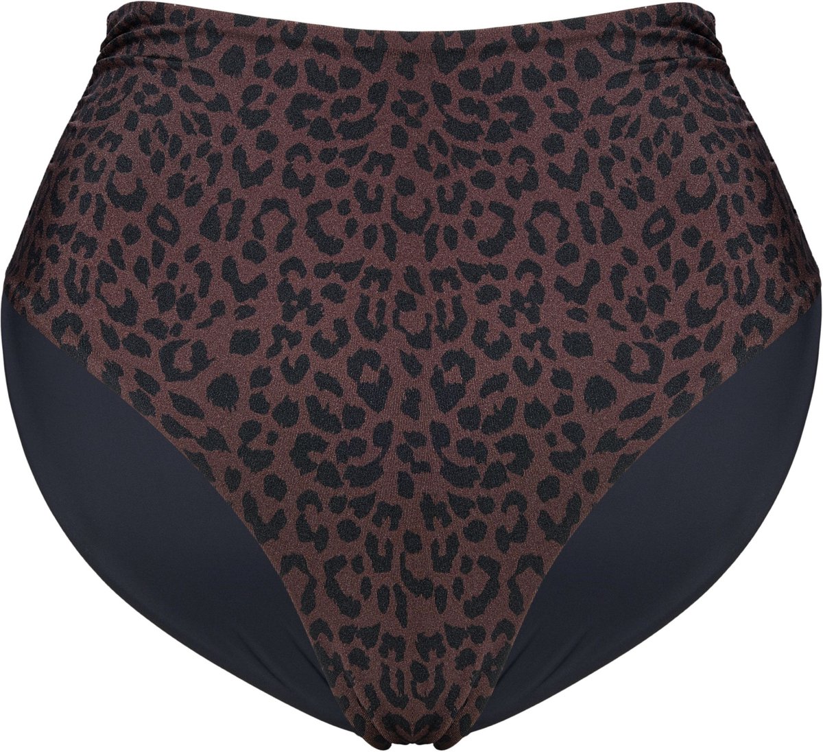 ESOTIQ Base10 - Bikinibroekje - Hoge taille - Corrigerende pasvorm - Donkerbruin