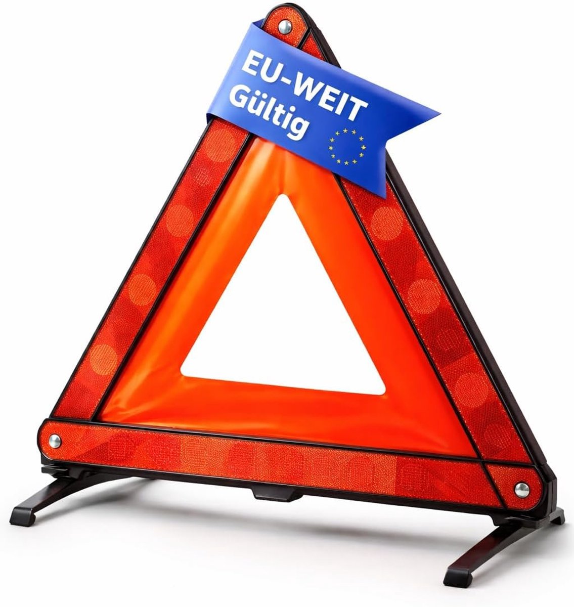 Waarschuwingsdriehoek - Universeel passend - Gevarendriehoek - Rood