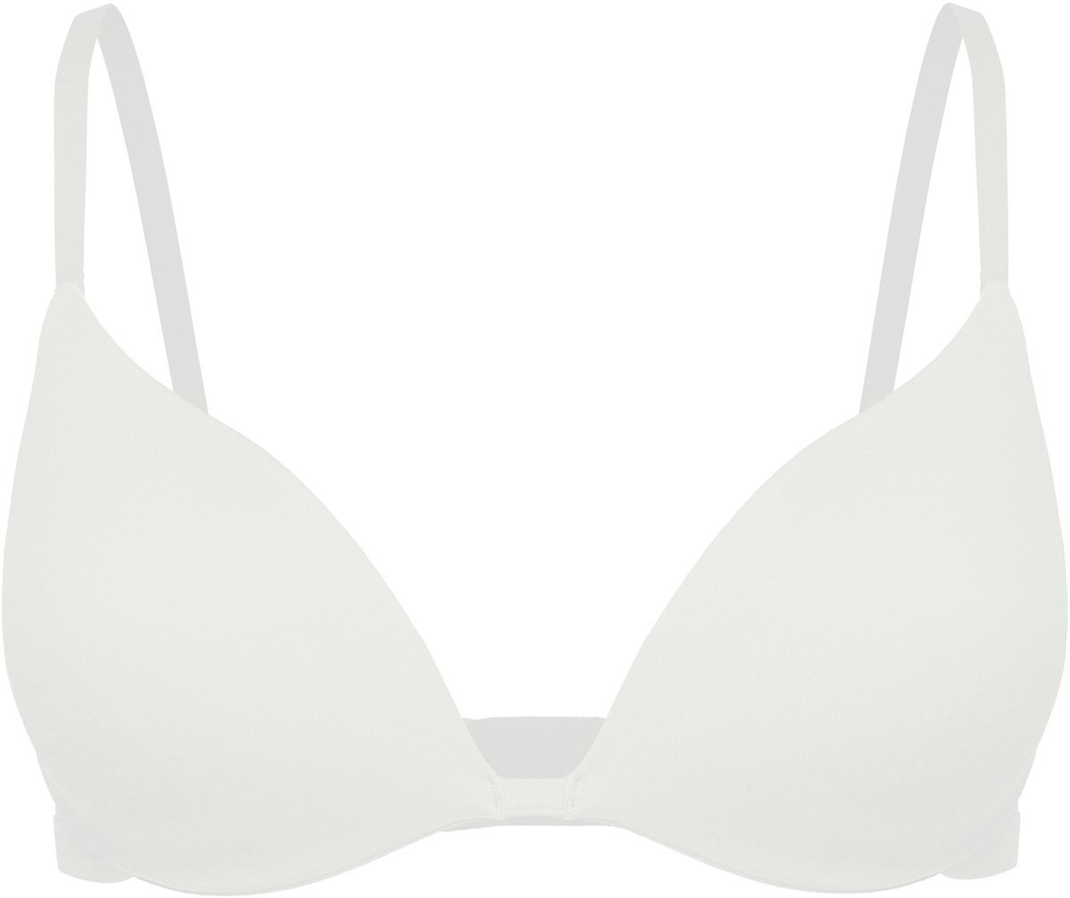 Esotiq Basic - Push-upbeha - Crèmewit - 75D - Plunge