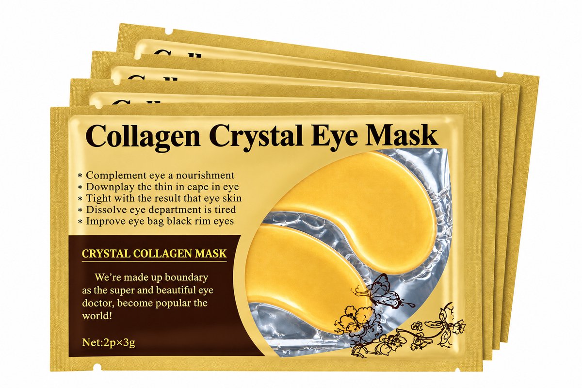 Vivaura® Collageen oogmasker 72 stuks (36 paar) - Gezichtsmasker tegen wallen - Anti wallen en donkere kringen - Bevat vitamine A, E - Hydraterend Oogmasker voor Oogverzorging - verkoelend oogpads