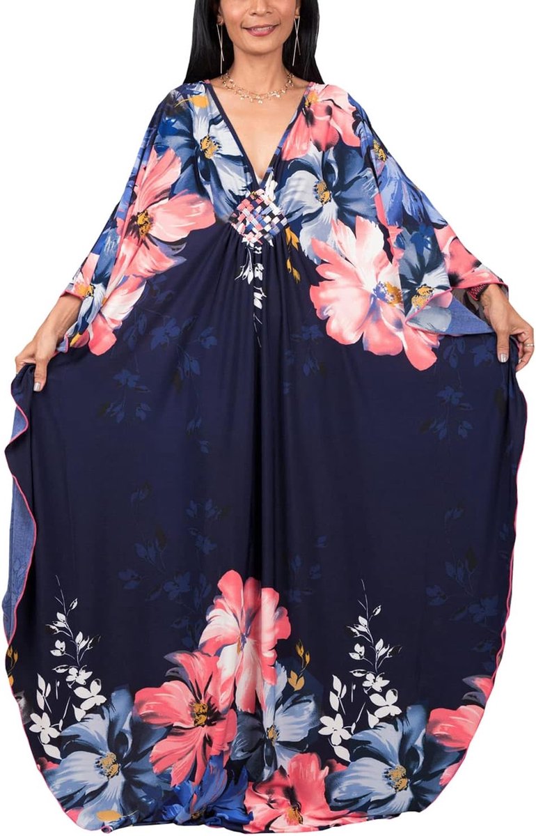 Strandjurk voor dames, lange strandjurk, kimono, maxi-kaftan, cover-ups
