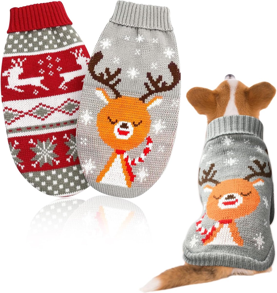 Truien voor honden, perfect voor kittens en kleine honden in de kersttijd