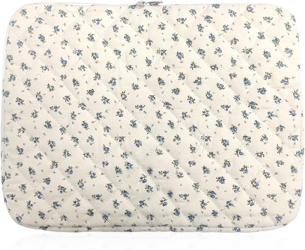 1-Stuk Laptoptas, 14-Inch Schattige Laptopzak, Bloemen Computertas, Laptop Opbergtas, Opslagtas Van Tablet, Tabletbescherming