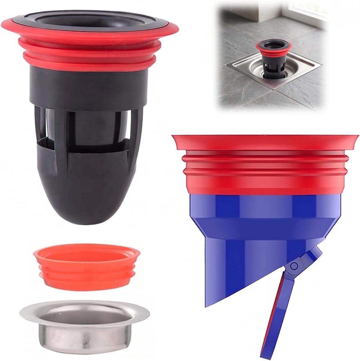 2 stuks geurstoppen voor de douche