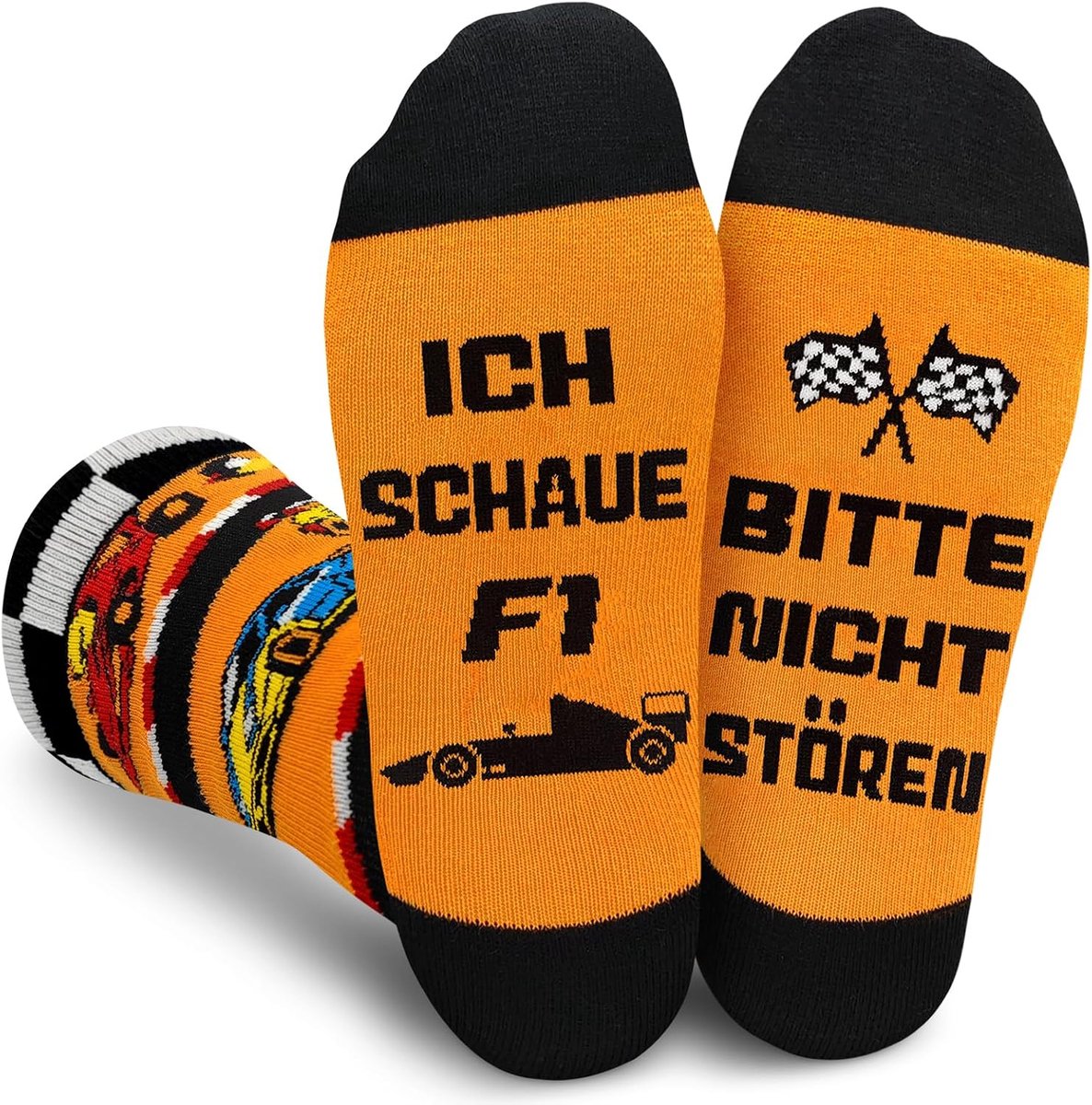Sokken met spreuk Bitte Nicht Stören - Ich schaue F1, F1 Merch voor racesport-fans, kerst- en voor familie vrienden