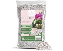 LERAVA® - Perlite (Natural & Non-Toxic) - 5L - Coarse Granulometry, Lightweight, Sterile - For Agriculture, Potting Soil Mixtures, Hydroponics - Excellent Water Drainage, Nutrient Retention