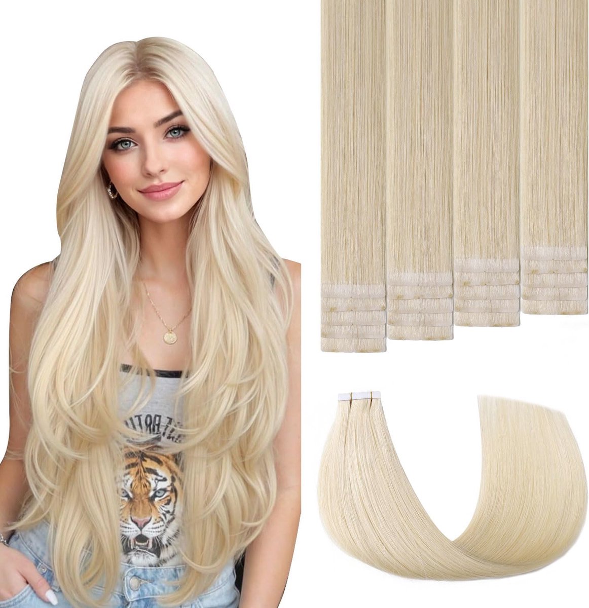 Haarextensies van echt haar
