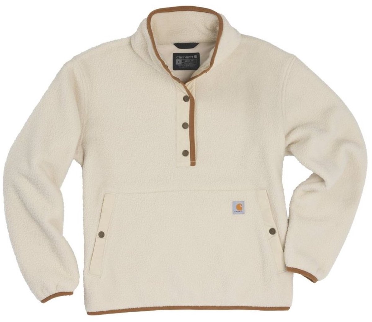 Carhartt Dames Fleecep-trui Sherpa 107727 Oat Milk