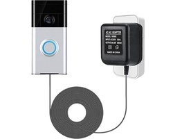Adapter voor Smart Deurbel - Universele Beltransformator - Beltrafo - Transformator - Voeding deurbel - 5 meter kabel - 18v