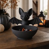 Skushy Halloween Snoepschaal met Vleermuis - Snoepkom, Traktatieschaal en Decoratieve Opbergkom