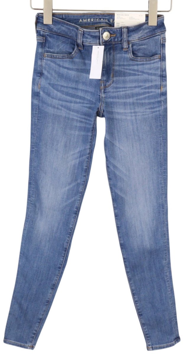 American Eagle Outfitters Jegging Briljantblauw Dames Jeansstretch - 30