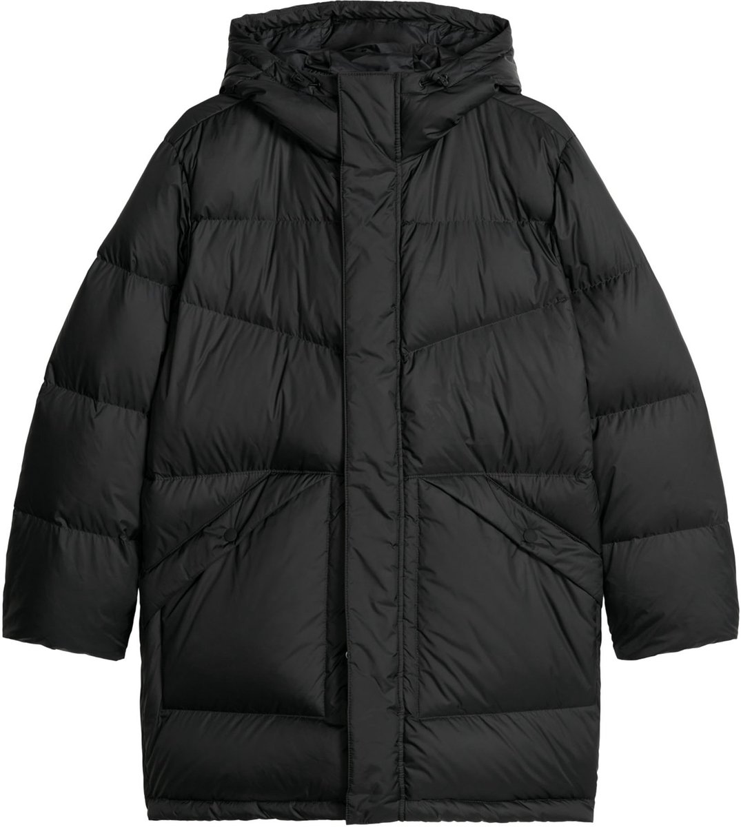 Marc O Polo Gewatteerd jack Woven Ourdoor Coat Set van 1 Zwart