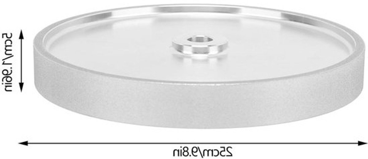 8 inch CBN-slijpschijf met hoge hardheid en slijtvastheid - korrel 180 - 25 cm breed - 5/8 inch spindel - voor vlakschuurmachine .