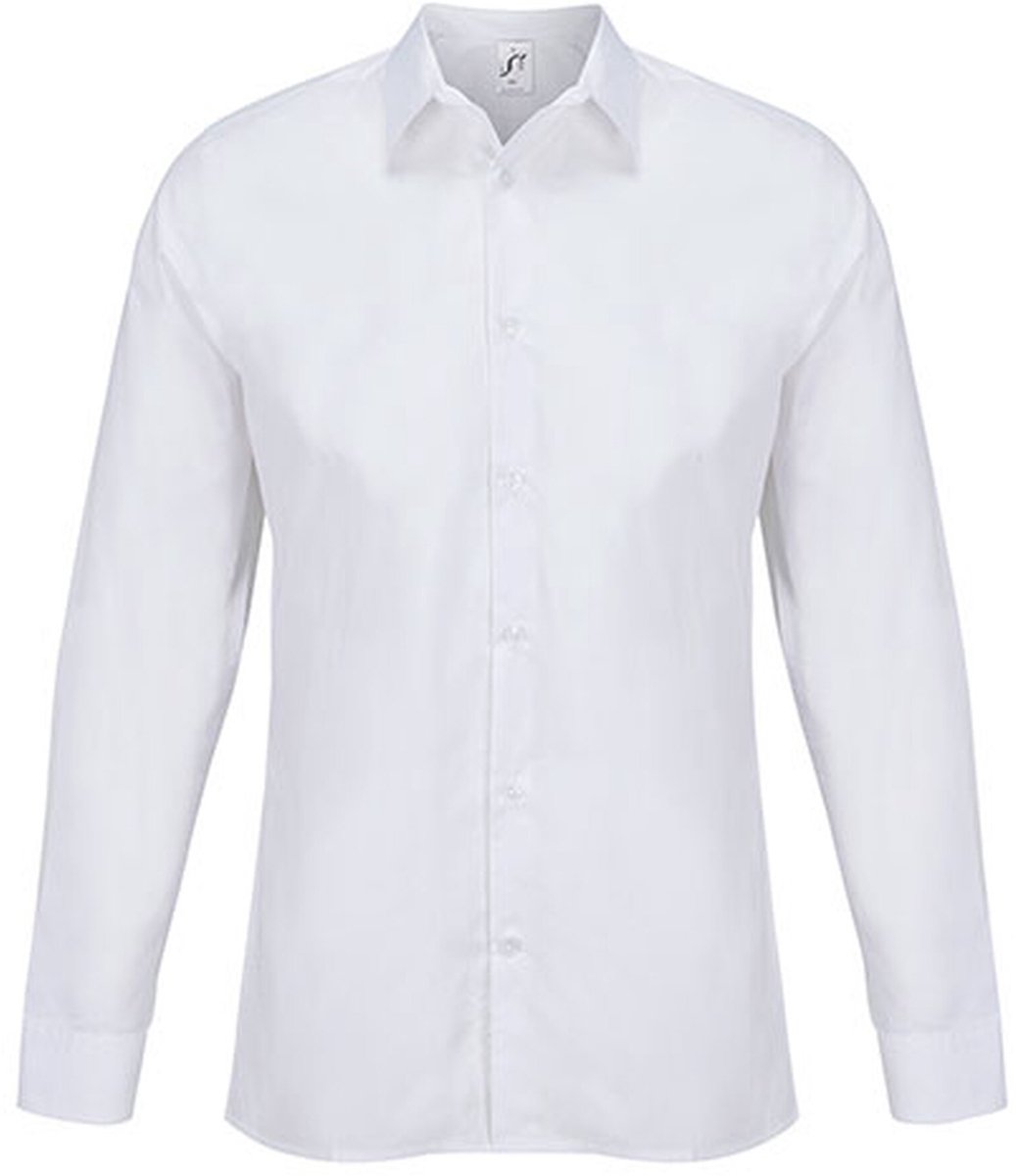 SOL'S Men´s Poplin Shirt Long Sleeve Bailey L04770 - White - L