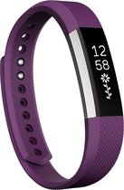 Fitbit Alta (HR) siliconen bandje | Paars / Purple | Premium kwaliteit | Size: S | TrendParts