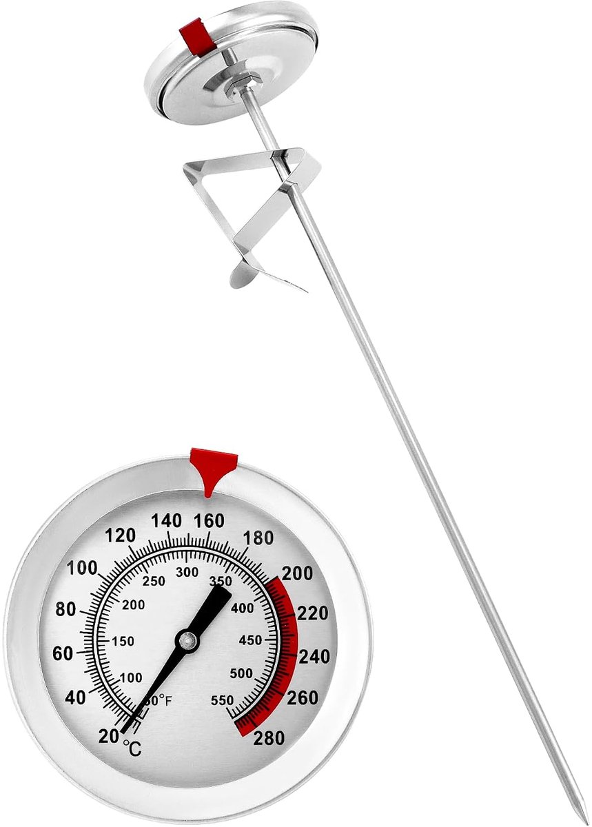 Vleesthermometer - 23 cm - Roestvrij staal - Digitaal
