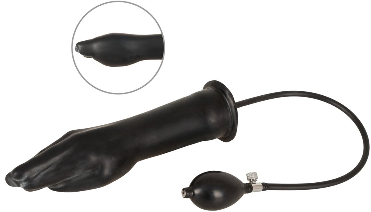 Opblaasbare Fist Dildo - Inflatable Dildo Fist Hand - Oppompbare Dildo
