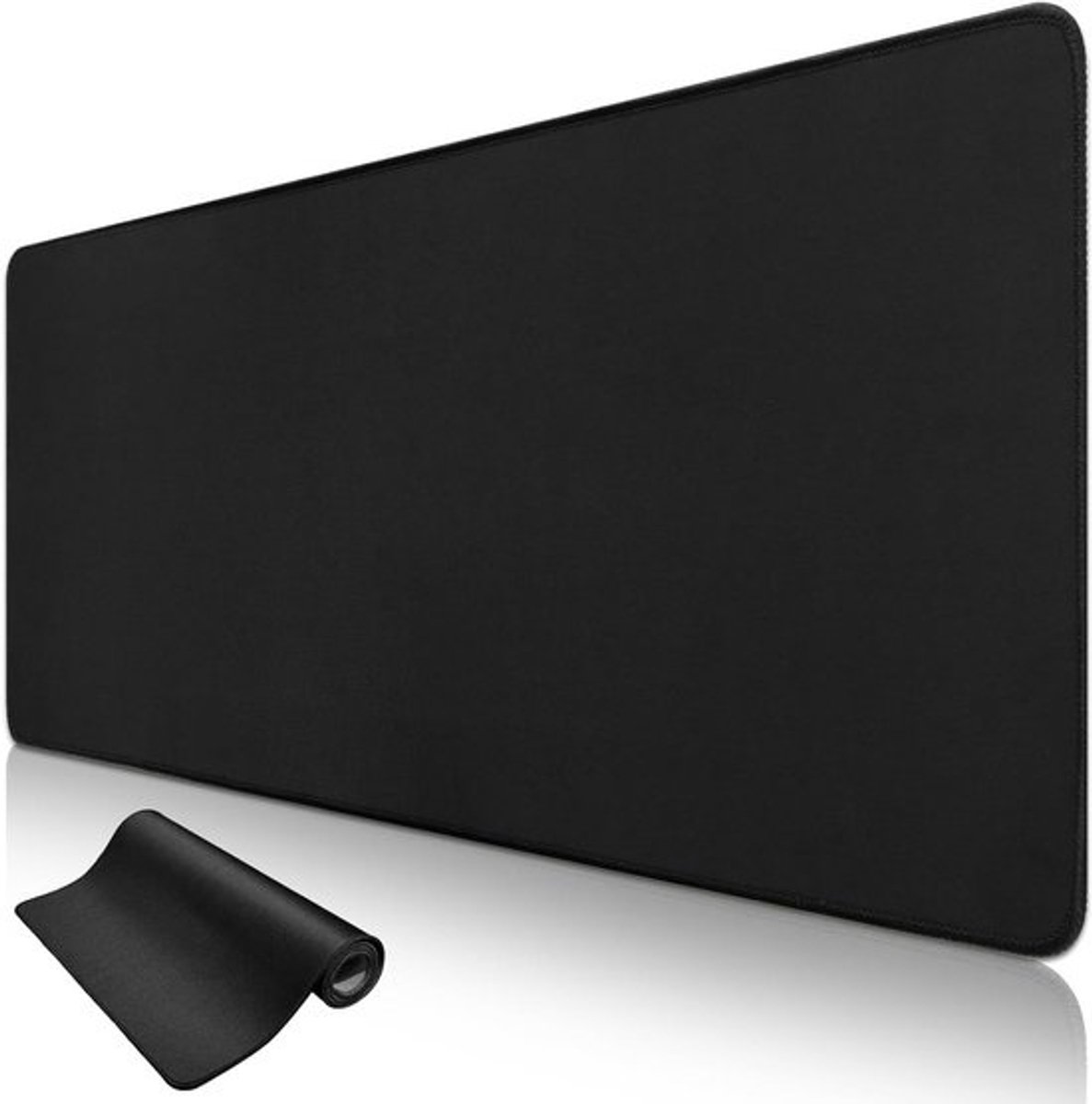 Grote XXL Gaming Mouse Pad van 900 x 400 mm, Perfect voor Gamers en Desk Setup, Pure Black