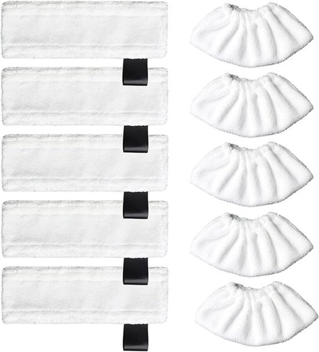 Dailygoods- Microvezeldoekset 10 Stuks - Vloerdoeken/Stofhoezen