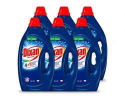 6 x Dixan - Vloeibaar wasmiddel - Universeel - 33 wasbeurten - Voordeelverpakking - 6 stuks