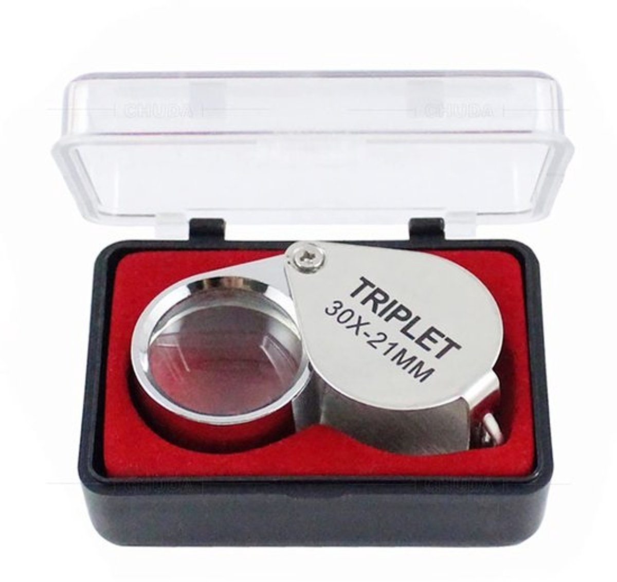 Solidchoice - Pocket Magnifier 30x - met vouwbare lens