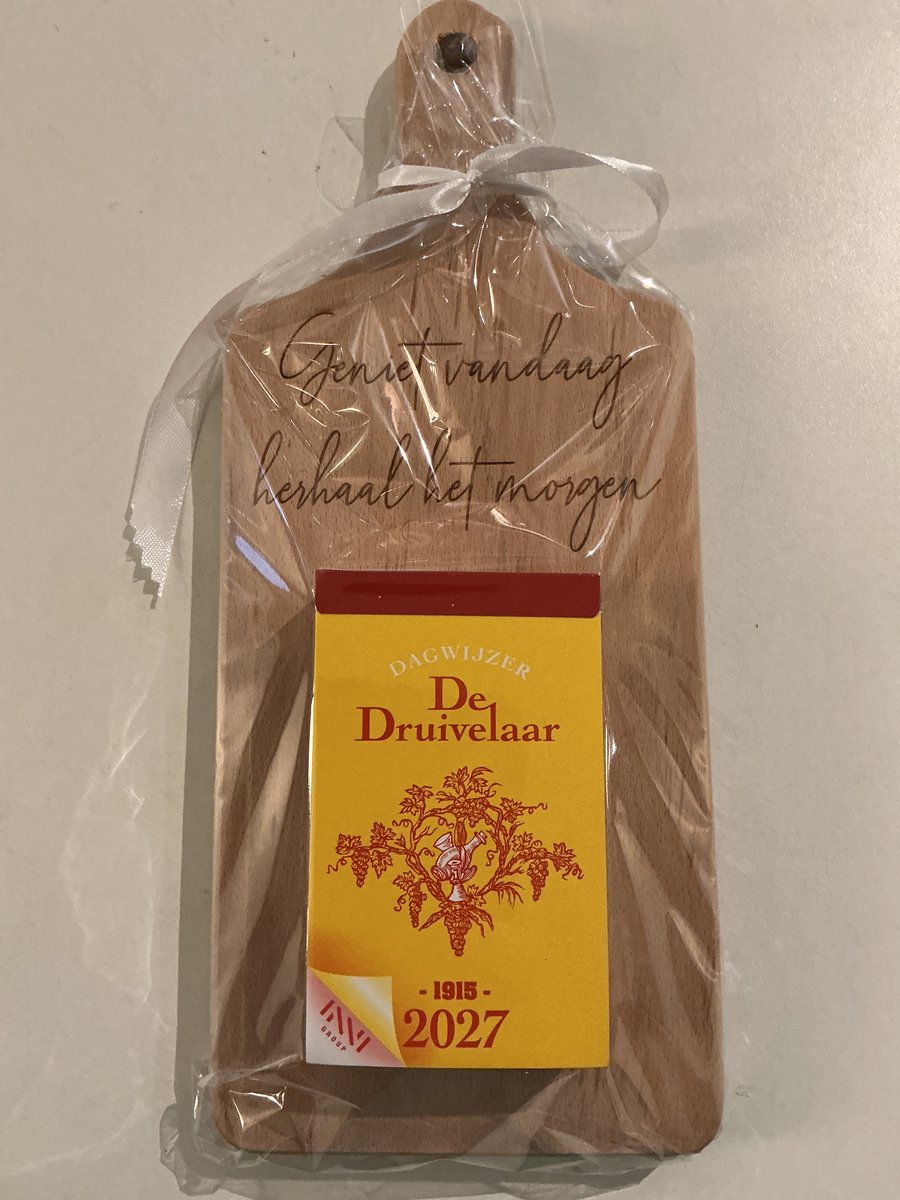 DE DRUIVELAAR SCHEURKALENDER SET GENIET VANDAAG HERHAAL HET MORGEN