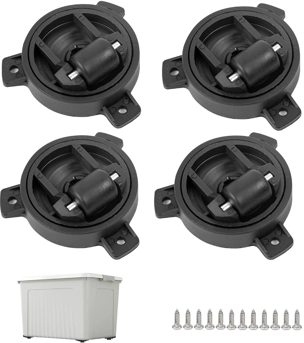 4 stuks wielen voor het verplaatsen van kleine meubels, mini-wielen, 360 graden draaibaar, zelfklevende wielen voor meubels en opbergdozen, stil en duurzaam