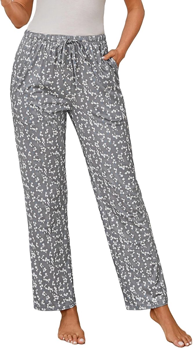 Pyjamabroek voor dames met trekkoord, pyjamabroek voor dames
