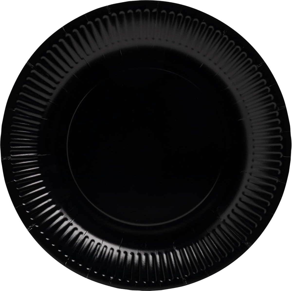20 Kartonnen Borden Ø23cm Zwart