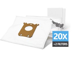 20x S-Bag Stofzuigerzakken geschikt voor Philips, AEG, Electrolux Microvezel - 20x stofzakken + 2 Filters - A-Kwaliteit Alternatief