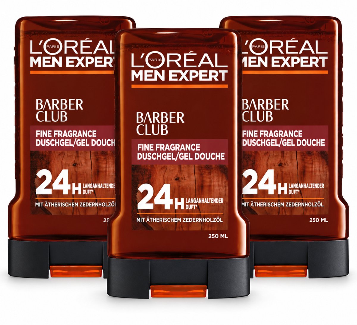 L'Oreal Men Expert - Showergel - 3x250ml - Barber Club