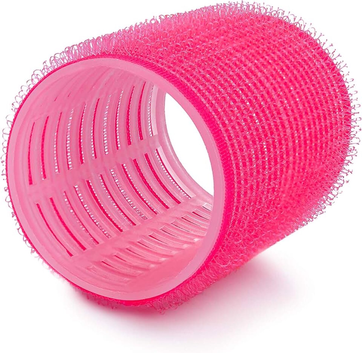 44 mm, set, 6 stuks, middelgrote krulspelden voor volumineuze krullen zonder hitte, grote haarkrullers voor hitteloze krullen en blow-out effect, roze