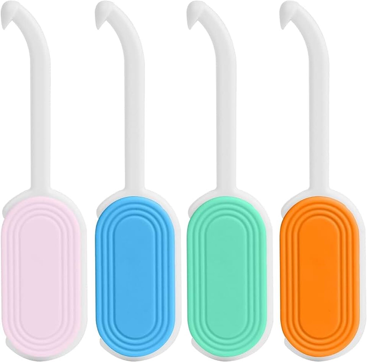 4 stuks Aligner Verwijderingswerkzeug,2 in 1 Silicone tandenband Verwijderer, Verwijderer voor Onzichtbare tandenbanden, Uitneembare tandschijnen, Prothesen, Mondbescherming