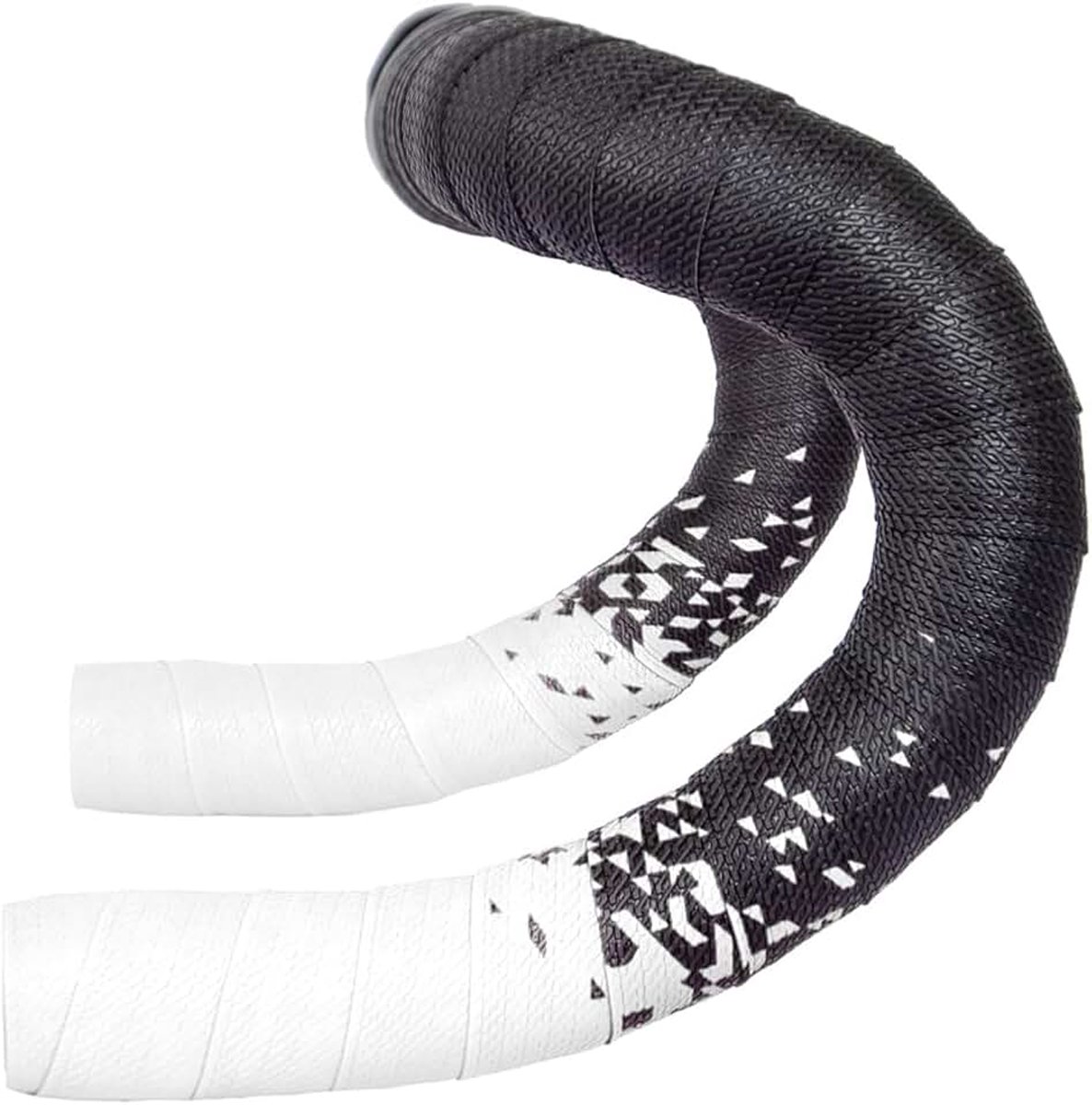 Comfortabel antislip dempend zweet ademend delicaat aanraakverloop EVA-schuim zelfklevend, met 2 staafstekkers, fietsbar wraps (wit)