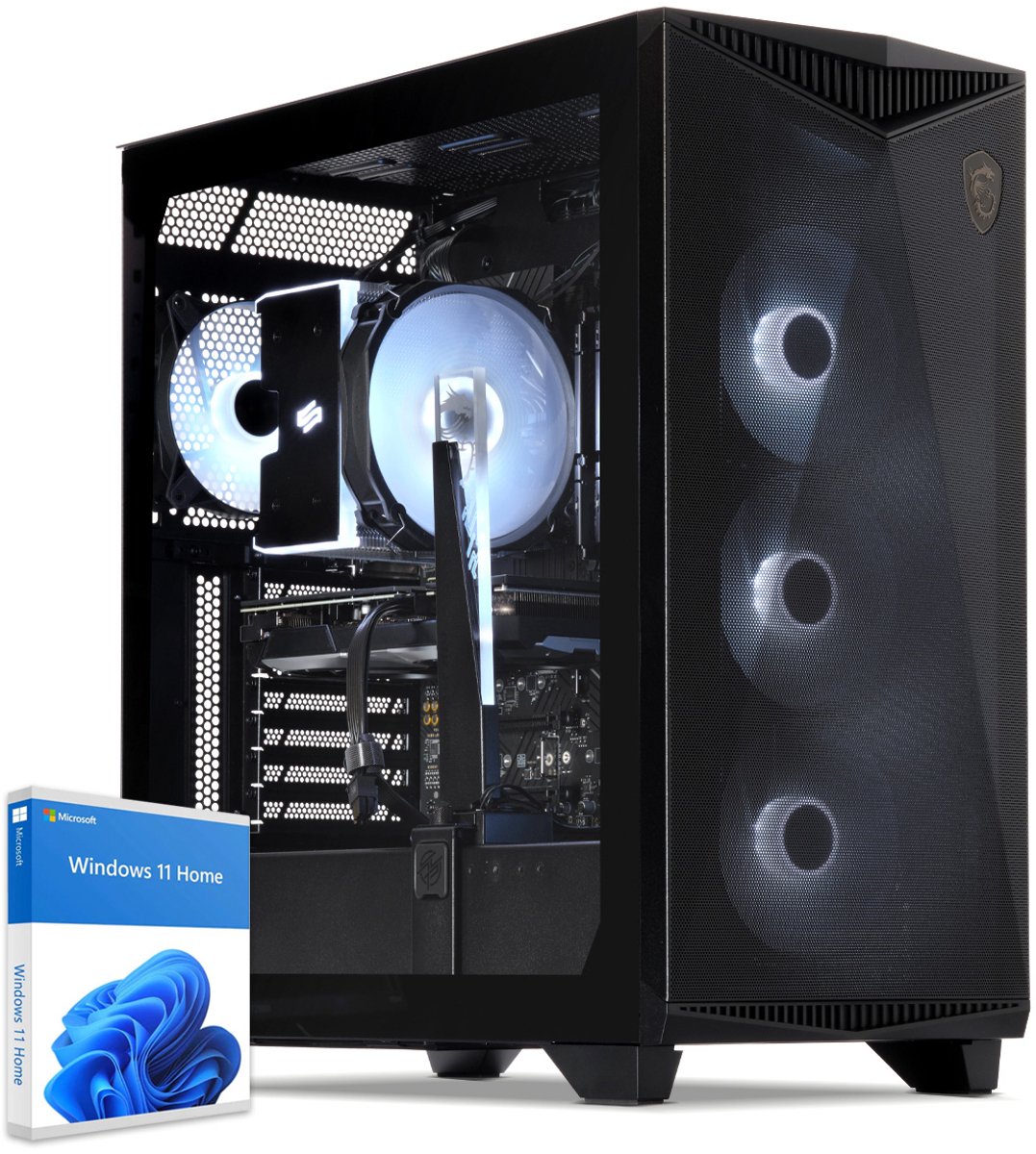 Sedatech Advanced Gaming PC ATX ARGB • Intel i5-12600KF 10x 3.7GHz • Radeon RX 9070XT • 32Gb DDR5 • 2Tb SSD M.2 • WiFi • Bluetooth, USB C • Windows 11 • Desktop computer