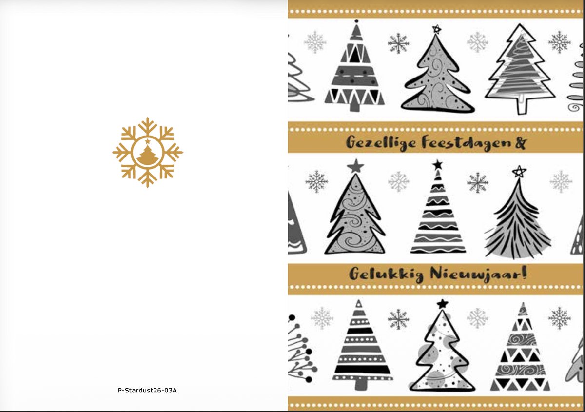 Kerstkaarten box Stardust Christmas 1