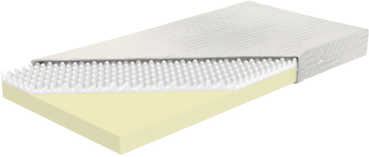 Pretura Superior Wave Matras 60 x 120 cm Wit