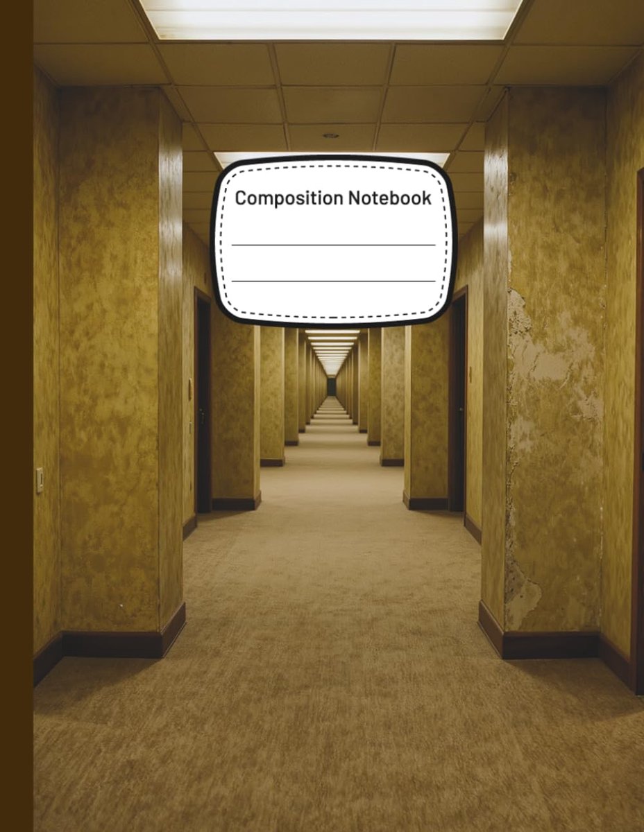 Dreamcore Endless Hallway Composition Notebook: Liminal Space Aesthetic College Ruled Journal - ShopVlot