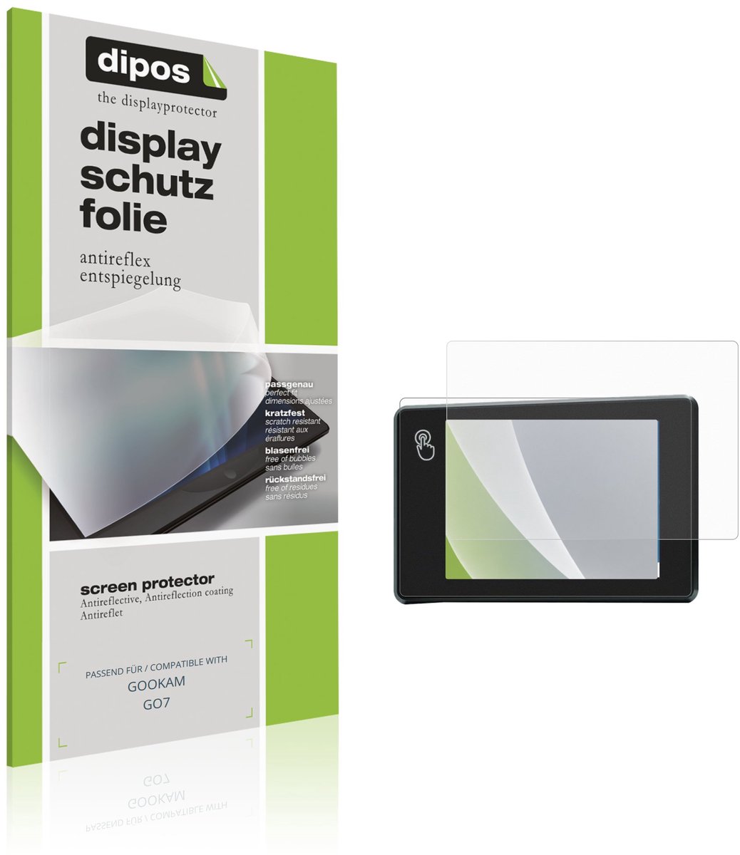 dipos – 4x Matte Beschermfolie geschikt voor GOOKAM GO7 | Krasbestendige & antireflecterende Screenprotector Ultra-Thin