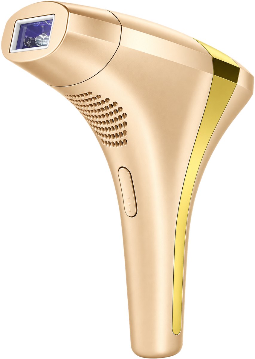 Loushops - Laser ontharingsapparaat - Haarverwijderaar - Epilator machine - Ontharingsapparaten - Gezicht en lichaam - 4-In1- Goud