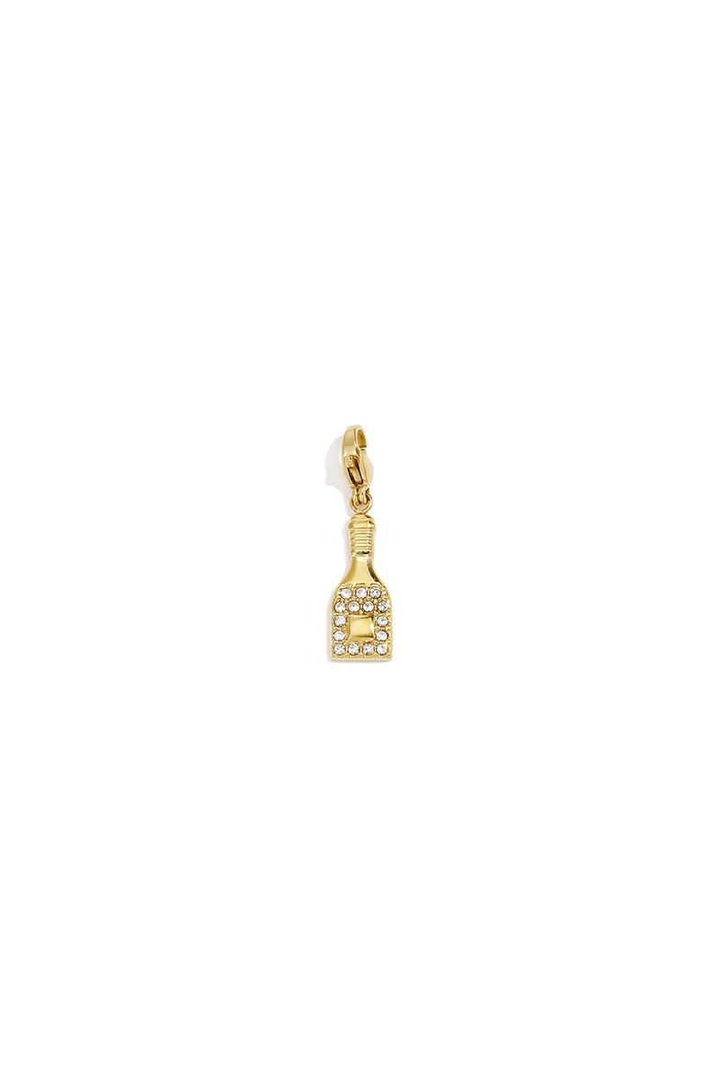Livia - Bedel - Strass - Stainless Steel - - Goud