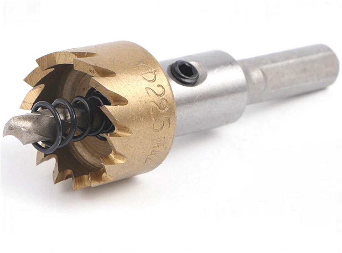 POWERTOOL High Speed Steel Hole Opener, Holesaw Cutter Hoge Snelheid Staal Gatzaagzaag met Core Boor Bit voor - ShopVlot