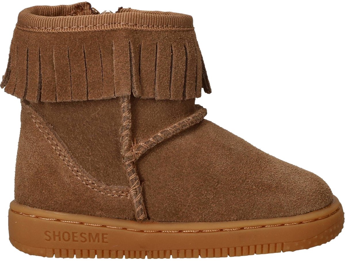 Shoesme Bn25w021 Laarzen - Suède - Jongens - Camel - Maat 19