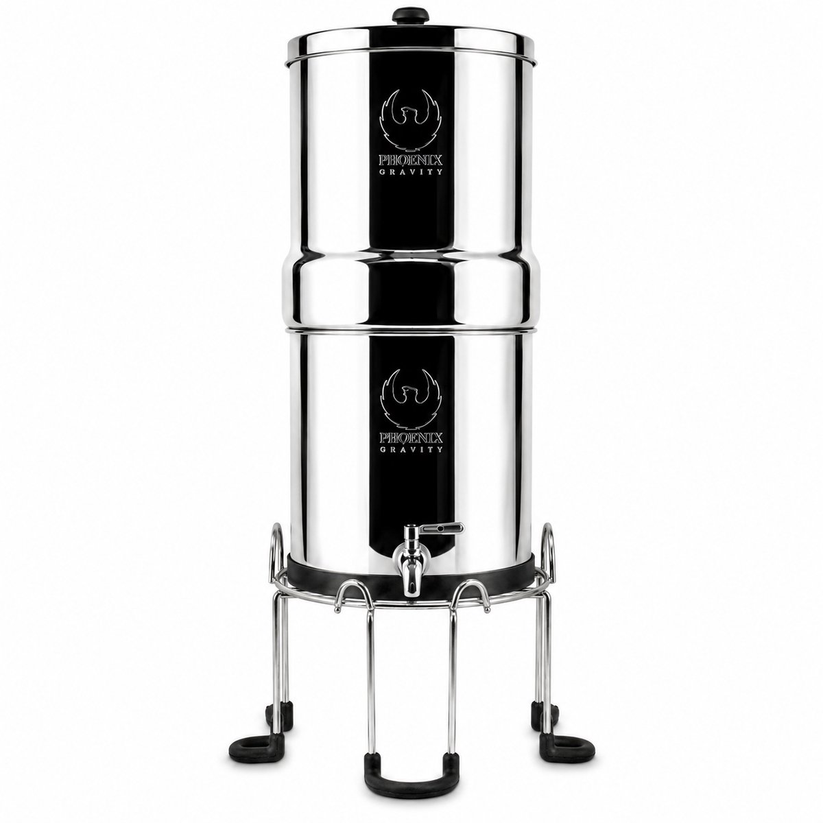 Phoenix Gravity 6L - Waterfilter - inclusief RVS standaard