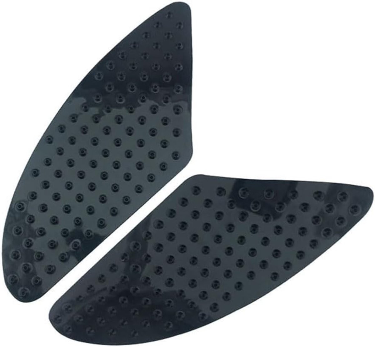 Anti-slip tankpad stickers voor motorfietsen, niet-slip tank stickers, retro motor accessoires en bescherming (Zwart)